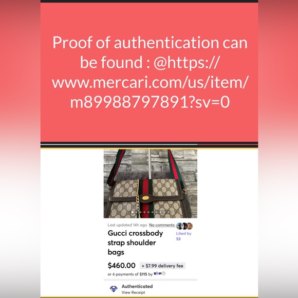 ***Sold*** Gucci Handbag Authentic - Picture 11 of 11